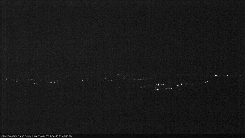Lake Travis webcam, April 30, 2019 10:45 PM CT
