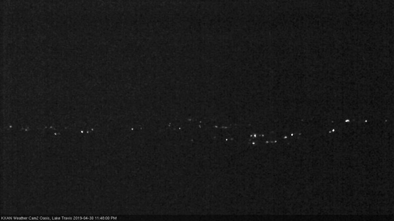 Lake Travis webcam, April 30, 2019 10:50 PM CT