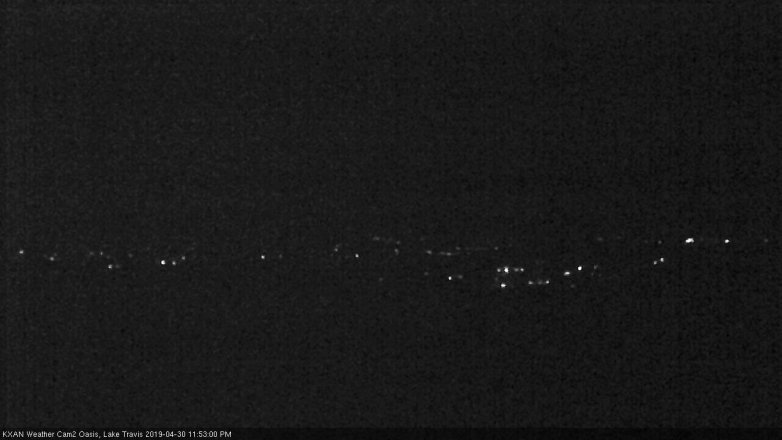 Lake Travis webcam, April 30, 2019 10:55 PM CT