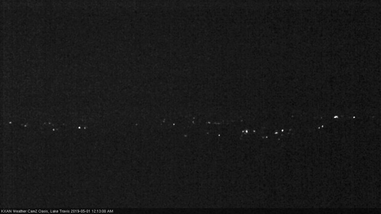 Lake Travis webcam, April 30, 2019 11:15 PM CT