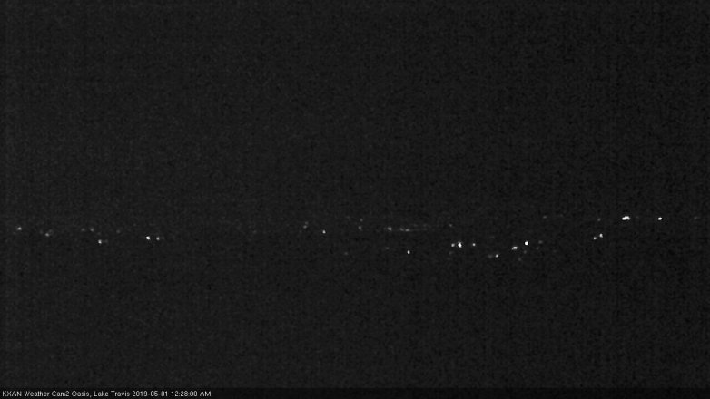 Lake Travis webcam, April 30, 2019 11:30 PM CT