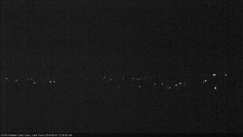 Lake Travis webcam, April 30, 2019 11:40 PM CT