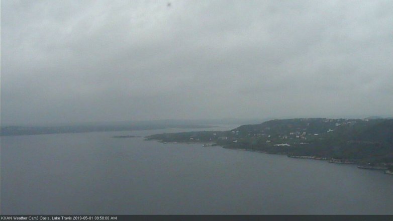 Lake Travis webcam, May 1, 2019 9:00 AM CT