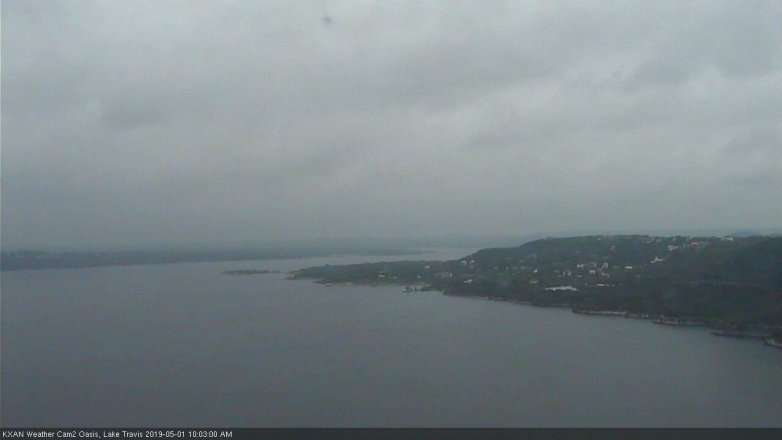 Lake Travis webcam, May 1, 2019 9:05 AM CT