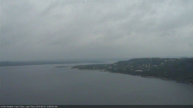 Lake Travis webcam, May 1, 2019 9:10 AM CT