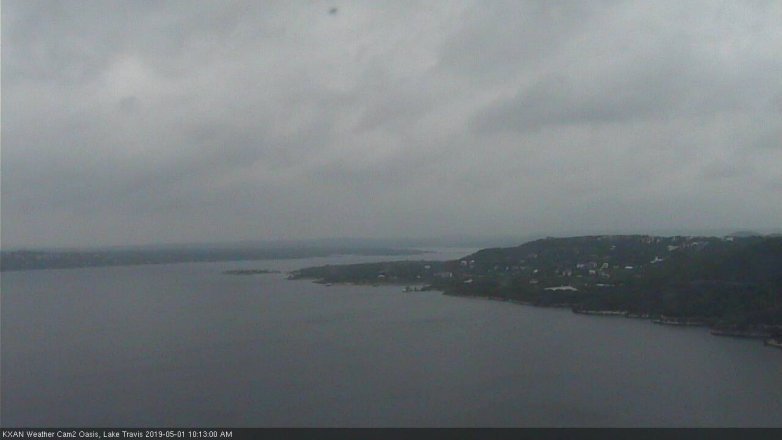 Lake Travis webcam, May 1, 2019 9:15 AM CT