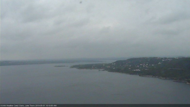 Lake Travis webcam, May 1, 2019 9:20 AM CT