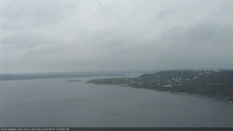 Lake Travis webcam, May 1, 2019 9:25 AM CT
