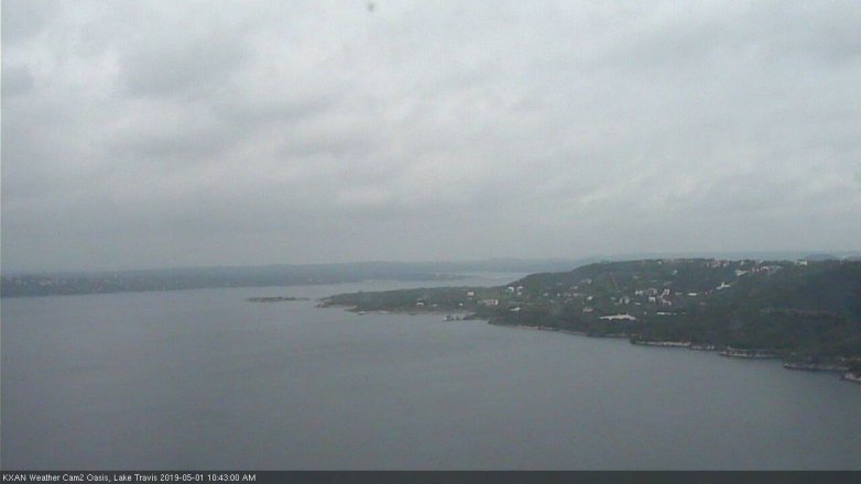 Lake Travis webcam, May 1, 2019 9:45 AM CT