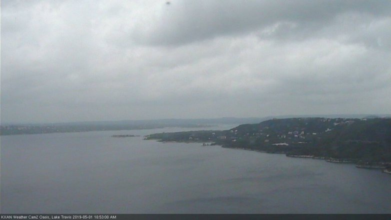 Lake Travis webcam, May 1, 2019 9:55 AM CT