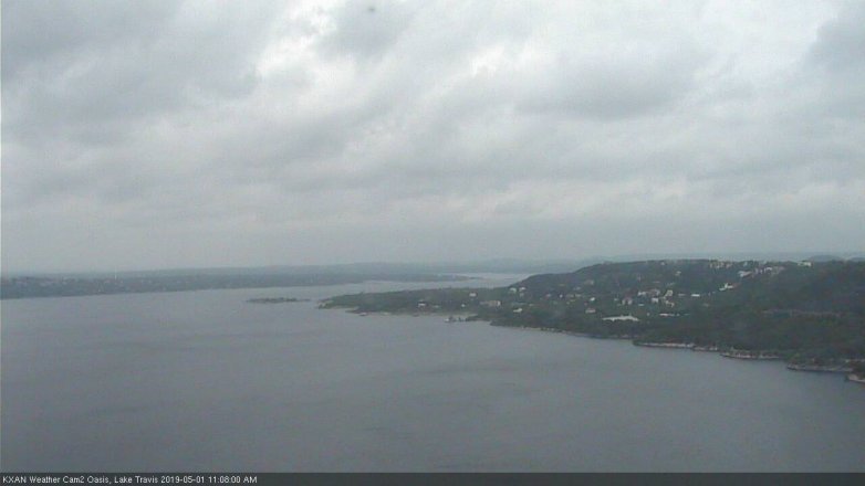 Lake Travis webcam, May 1, 2019 10:10 AM CT