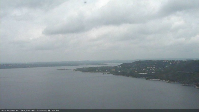 Lake Travis webcam, May 1, 2019 10:20 AM CT