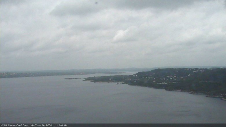 Lake Travis webcam, May 1, 2019 10:25 AM CT