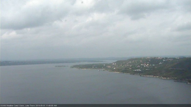 Lake Travis webcam, May 1, 2019 10:50 AM CT
