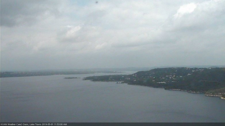 Lake Travis webcam, May 1, 2019 10:55 AM CT