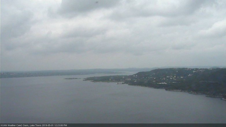 Lake Travis webcam, May 1, 2019 11:25 AM CT