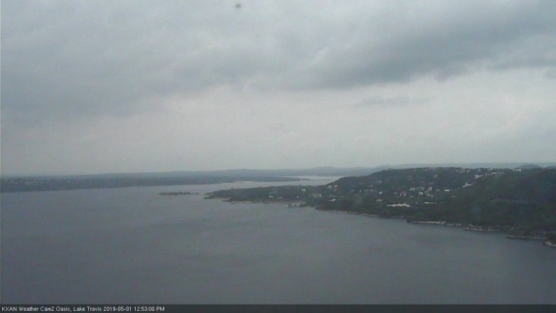 Lake Travis webcam, May 1, 2019 11:55 AM CT