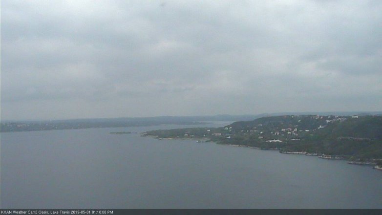 Lake Travis webcam, May 1, 2019 12:20 PM CT
