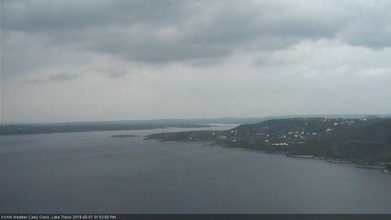 Lake Travis webcam, May 1, 2019 12:55 PM CT