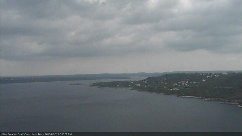Lake Travis webcam, May 1, 2019 1:05 PM CT