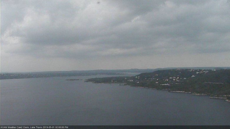 Lake Travis webcam, May 1, 2019 1:10 PM CT