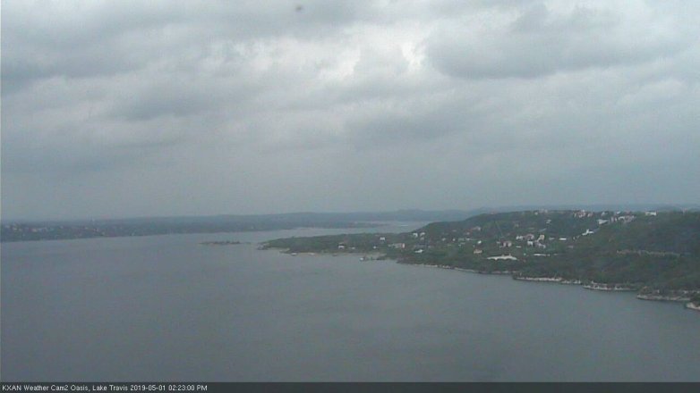 Lake Travis webcam, May 1, 2019 1:25 PM CT