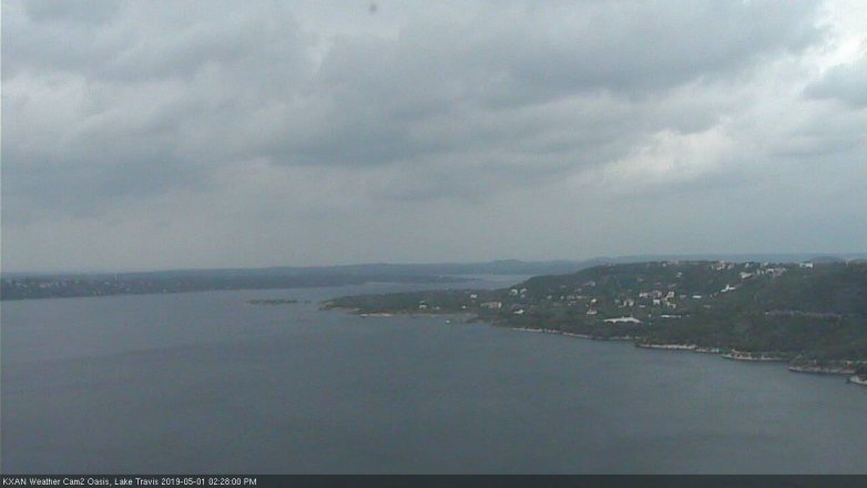 Lake Travis webcam, May 1, 2019 1:30 PM CT
