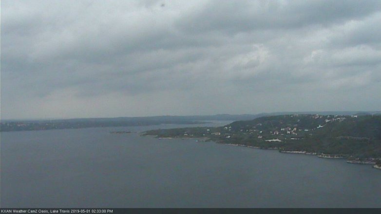 Lake Travis webcam, May 1, 2019 1:35 PM CT