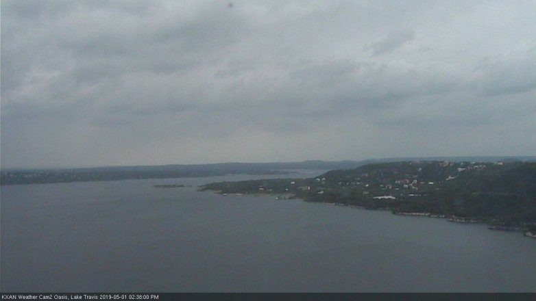 Lake Travis webcam, May 1, 2019 1:40 PM CT