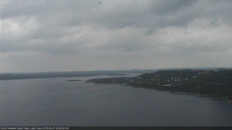 Lake Travis webcam, May 1, 2019 1:50 PM CT