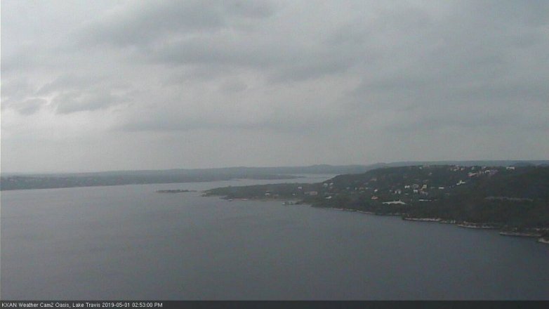 Lake Travis webcam, May 1, 2019 1:55 PM CT