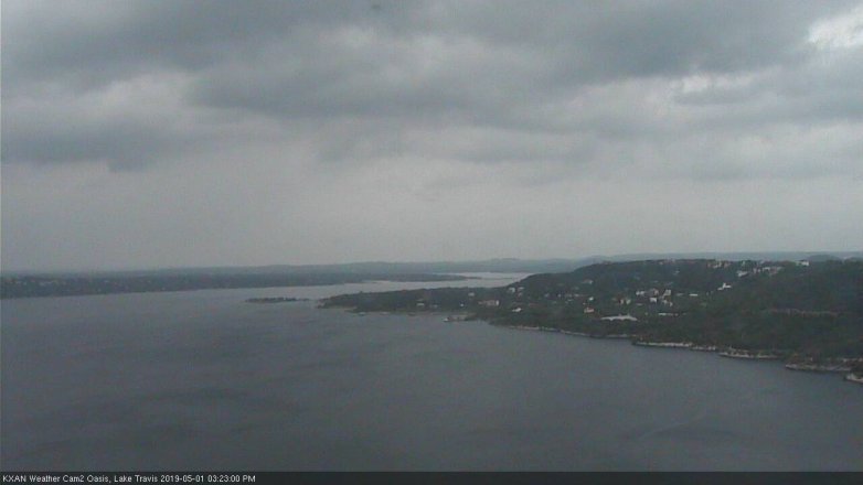 Lake Travis webcam, May 1, 2019 2:25 PM CT