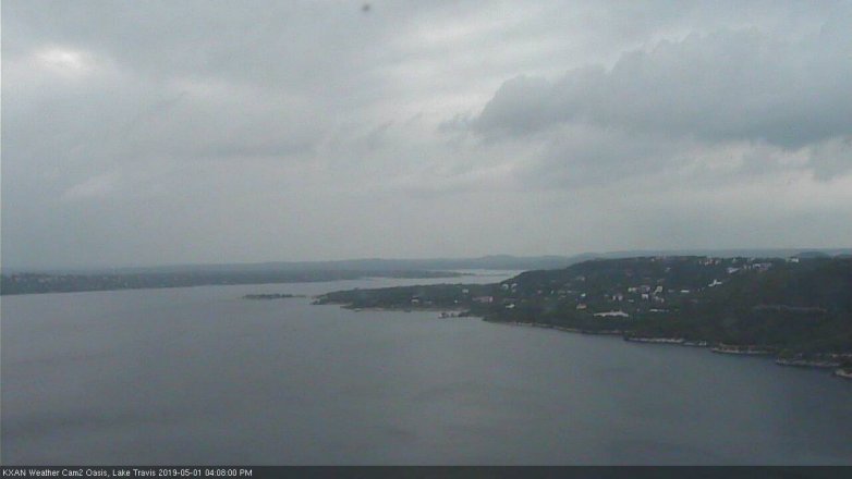 Lake Travis webcam, May 1, 2019 3:10 PM CT