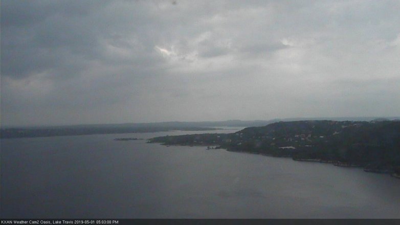 Lake Travis webcam, May 1, 2019 4:05 PM CT