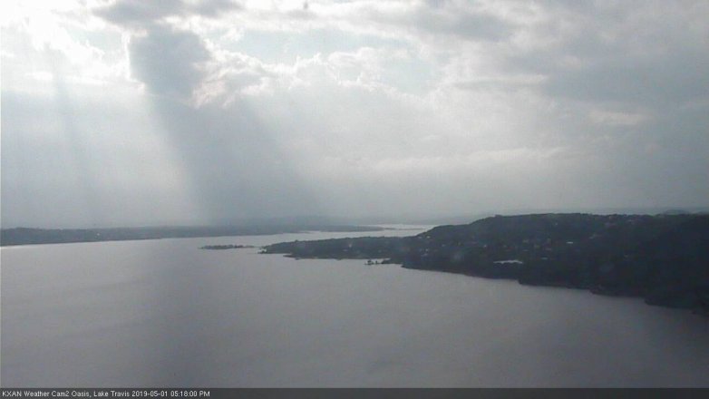 Lake Travis webcam, May 1, 2019 4:20 PM CT