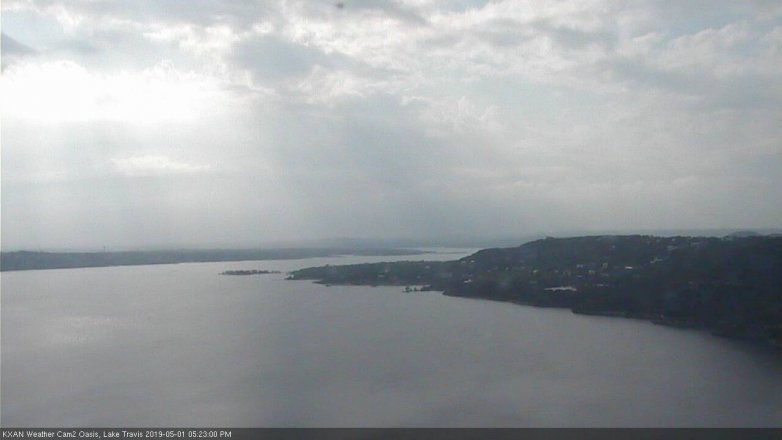Lake Travis webcam, May 1, 2019 4:25 PM CT