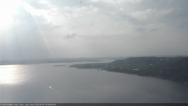 Lake Travis webcam, May 1, 2019 4:40 PM CT