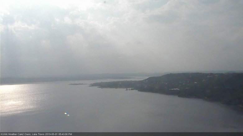 Lake Travis webcam, May 1, 2019 4:45 PM CT
