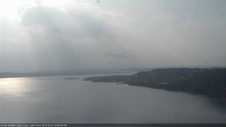 Lake Travis webcam, May 1, 2019 4:50 PM CT