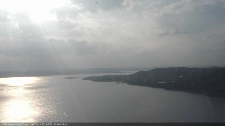Lake Travis webcam, May 1, 2019 5:10 PM CT