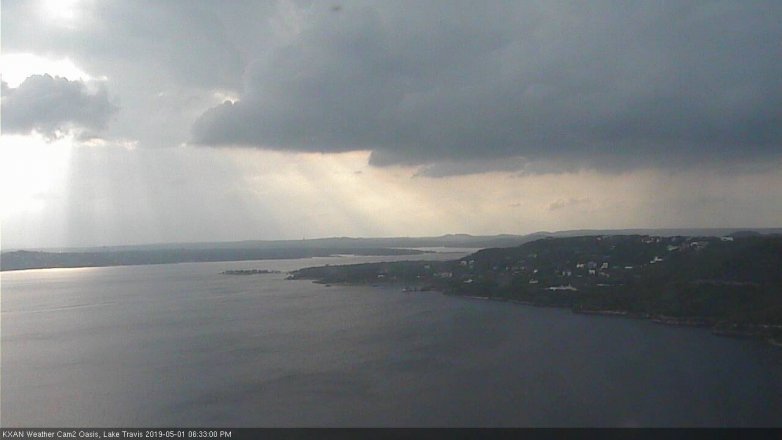 Lake Travis webcam, May 1, 2019 5:35 PM CT