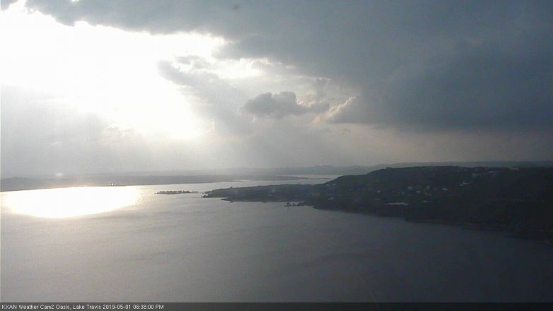 Lake Travis webcam, May 1, 2019 5:40 PM CT