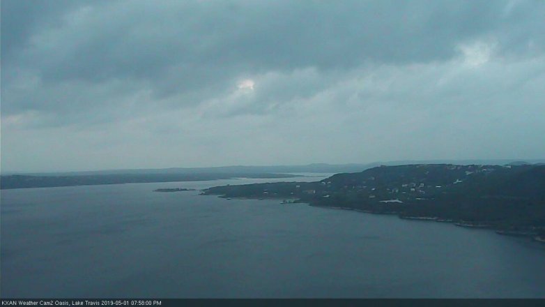 Lake Travis webcam, May 1, 2019 7:00 PM CT