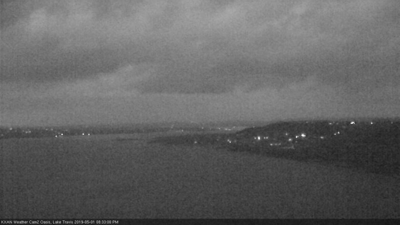 Lake Travis webcam, May 1, 2019 7:35 PM CT