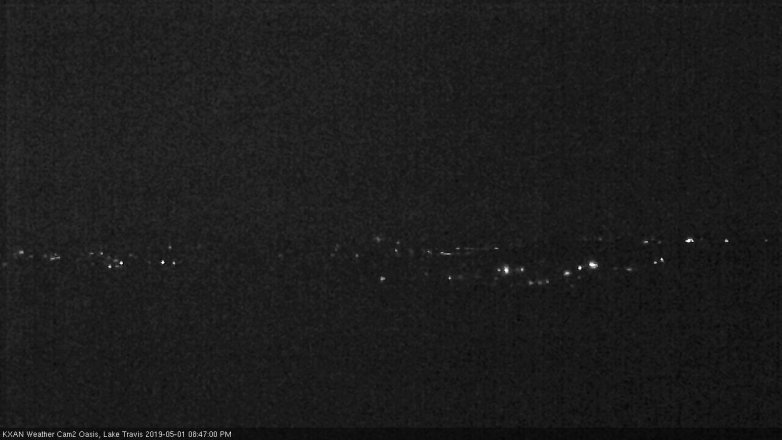 Lake Travis webcam, May 1, 2019 7:50 PM CT