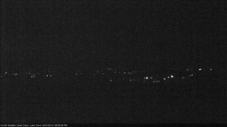 Lake Travis webcam, May 1, 2019 8:00 PM CT