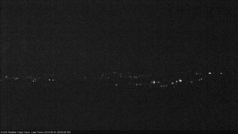 Lake Travis webcam, May 1, 2019 8:05 PM CT