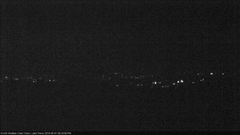 Lake Travis webcam, May 1, 2019 8:20 PM CT