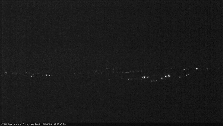 Lake Travis webcam, May 1, 2019 8:40 PM CT