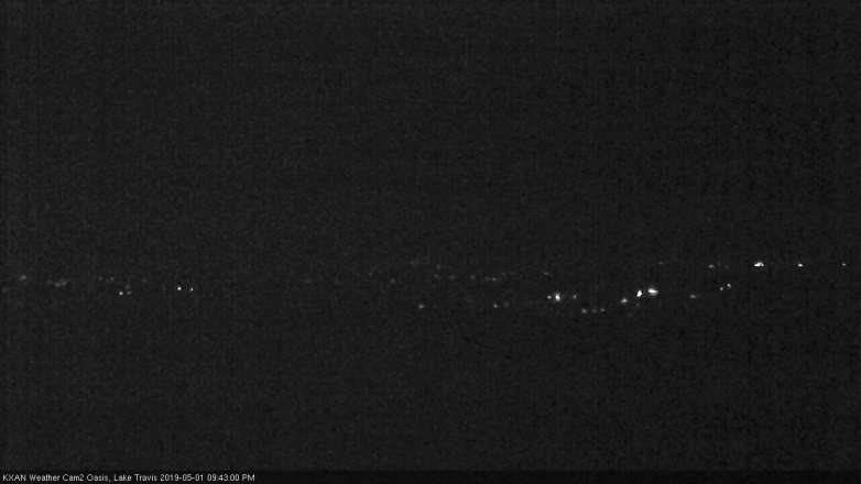 Lake Travis webcam, May 1, 2019 8:45 PM CT